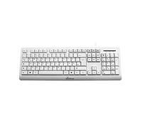 MediaRange Clavier Filaire QWERTZ, Blanc