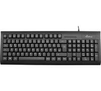 MediaRange Clavier filaire avec carte à puce Terminal QWERTZ Noir