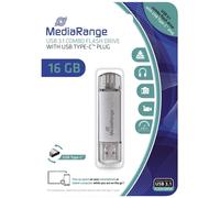 MediaRange Clé USB 16 Go USB 3.1 combo avec USB Type-C
