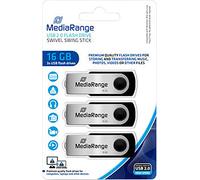 MediaRange Clé USB 16GB USB 2.0 Flexi pack de 3