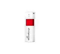 MediaRange Clé USB 2.0 4 Go - Édition Color - Mini clé USB avec mécanisme Coulissant - Extension de mémoire Externe avec Vitesse de Lecture allant jusqu'à 10 Mo/s, Couleur Rouge