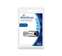 MediaRange MR911 lecteur USB flash 32 Go USB Type-A / Micro-USB 2.0 Noir, Argent