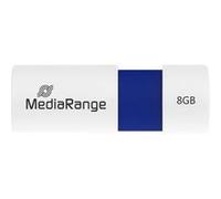 MediaRange Clé USB MR971 8 Go USB Type A 2.0 Bleu/Blanc