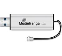 MediaRange Clé USB noire, argentée 256 GB