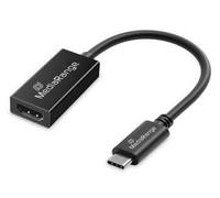 MediaRange Convertisseur audio et vidéo USB Type-C vers HDMI, 20 cm, noir, W129306765 (Convertisseur vidéo, 20 cm, noir)