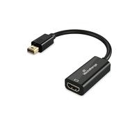 MediaRange Convertisseur Mini DisplayPort vers HDMI 10 Gbps 20 cm Noir