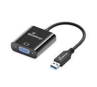 MediaRange Convertisseur vidéo USB-A 3.0 vers VGA (HD15), 20 cm, noir