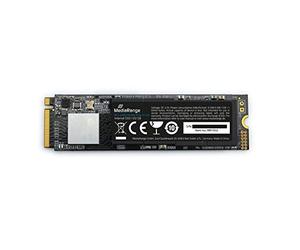 MediaRange Disque Dur Interne M.2 2280, NVMe PCIe 3.1 x4 20 Go/s, 512 Go, Noir.
