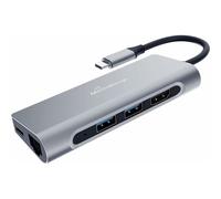 MediaRange DockingStation USB-C -> HDMI,USB3.2,RJ45,PD 60W