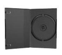 MediaRange DVD Case Single - Boîtier pour DVD vidéo - capacité : 1 CD/DVD - noir (pack de 100) G