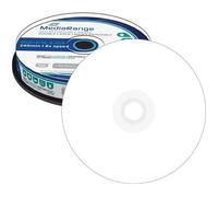 MediaRange DVD+R DL - 10 x 8.5 Go 8x - blanc, surface imprimable par jet d'encre - Spindle