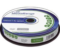 MediaRange DVD-RW 4, 7GB 10pcs broche 4x