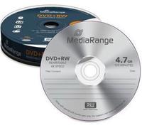 MediaRange DVD+RW 4x 10pcs broche