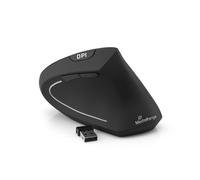 MEDIARANGE Ergonomic 6-Button Wireless Mouse with Optical Sensor for Right-Hande