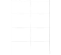 MediaRange Étiquettes 105x74mm 400 pcs. fort adhésif blanc