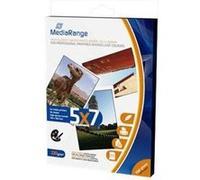 MediaRange - Haute-brillance - blanc - 130 x 180 mm - 220 g/m² - 50 feuille(s) papier photo G