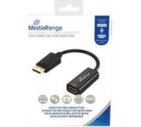 MediaRange HDMI femelle/DP STecker 10 Gbit/s 15cm noir