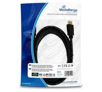 MediaRange HDMITM High Speed Connection Cable with Ethernet Gold-Plated Contacts
