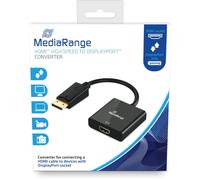 MediaRange HDMITM High Speed to DisplayPort Converter, Gold-Plated Contacts, HDM