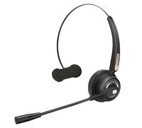 MediaRange MROS305 écouteur/casque Sans fil Arceau Bureau/Centre d'appels Bluetooth Noir