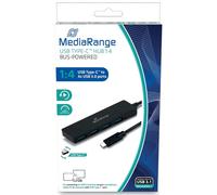 MediaRange Hub USB MRCS508 4x noir