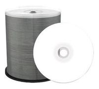 MediaRange DVD‑R MR413 – Surface imprimable jet d'encre – 4,7 Go 16x – Lot de 100 (blanc)