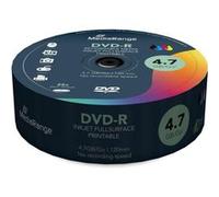 MediaRange Inkjet Fullsurface-Printable - 25 x DVD-R - 4.7 Go 16x - surface imprimable par jet d'encre - spindle G