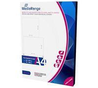 Mediarange Jaquette CD pour boitier 10mm 50p.