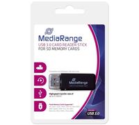 MediaRange Lecteur de cartes mémoire USB 3.0, noir