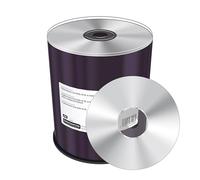 MediaRange Lot de 100 DVD+R Professional Line - Double Couche - 8,5 Go - 240 Min - Vitesse d'écriture 8 Fois - Argenté - Non imprimé/Vierge
