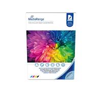 MediaRange Lot de 100 Feuilles de Papier Photo Mat pour imprimante Jet d'encre 105 g Format A4