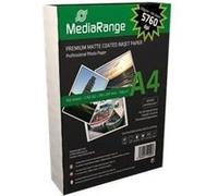 MediaRange - Mat - enduit - A4 (210 x 297 mm) - 130 g/m² - 100 feuille(s) papier G