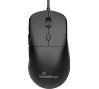 MediaRange Maus 6 Tasten kabelge. USB-C 800-2400 dpi sw