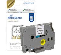 Mediarange Mediarange Mrbtz231 - Noir - Blanc - Jet D'Encre - Permanent - Brother P-touch 1010 - 1080 - 1090 - 1260vp - 1280 - 1280dt - 1290 - 1750 - 1830vp - 18r - 2030vp - 2100vp,... - 1,2 Cm - 1 Pi