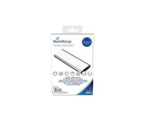 MediaRange MR1100 lecteur à circuits intégrés externe 120 Go USB Type-C 3.2 Gen 2 (3.1 Gen 2) Argent