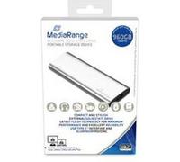 MediaRange MR1103 - SSD - 960 Go - externe (portable) - USB 3.2 Gen 2 (USB-C connecteur) - argent Argent, Argent G