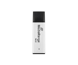 MediaRange MR1899 lecteur USB flash 16 Go USB Type-A 3.2 Gen 1 (3.1 Gen 1) Noir et Argent