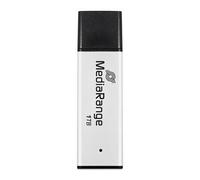 MediaRange MR1905-1 lecteur USB flash 1 To USB Type-A 3.2 Gen 1 (3.1 Gen 1) Noir et Argent