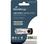 MediaRange MR1955 Clé USB MediaRange noire, argentée 256 GB