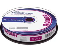 MediaRange MR214 CD-R vierges - 700MB/80Min, 52x/broche, pack de 10