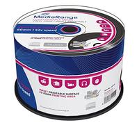 MediaRange MR226 Vinyle CDR80 700MB 52x (50) Cake Box Jet d'encre Imprimable