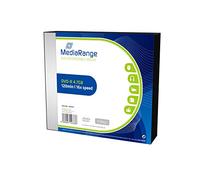 MediaRange MR418 4.7GB DVD-R 5pièce(s) DVD vierge - DVD+RW vierges (4,7 Go, DVD-R, 5 pièce(s), 16x, Boîtier CD)