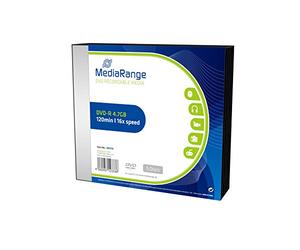 MediaRange MR418 4.7GB DVD-R 5pièce(s) DVD vierge - DVD+RW vierges (4,7 Go, DVD-R, 5 pièce(s), 16x, Boîtier CD)