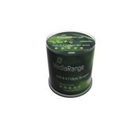 MediaRange MR442 : DVD-R 4.7 Go 8x - Boîte de 100 unités pour enregistrement de données et vidéo