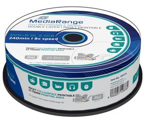 MEDIARANGE MR474 Cake Inkjet Fullsurface Printed Tab DVD + R Blank Discs S (DVD)