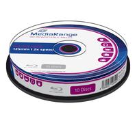 MediaRange MR501 BD-RE 25GB 2x (10) CB Cake Box rewritable (Blu-ray)