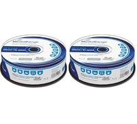 MediaRange MR515 BD-R 25Go 25pièce(s) Disque Vierge Blu-Ray - Disques Vierges Blu-Ray (BD-R, 120 mm, 25 Go, Blanc, 6X, Boîte à gâteaux) (Lot de 2)
