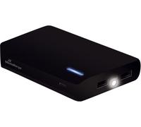 MediaRange MR752 Chargeur mobile | Powerbank 8 800 mAh - deux sorties USB et lampe de poche intégrée