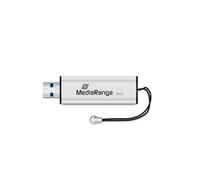 MediaRange MR918 - Clé USB 128Go USB Type-A / Micro-USB 3.2 Gen 1 (3.1 Gen 1) Lecture 80Mo/s Écriture 25Mo/s - Format Slide, Compatible Windows/macOS/Linux