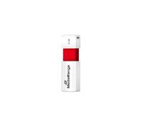 MediaRange MR970 Lecteur Flash USB 4Go USB Type-A 2.0 10Mo/s lecture, 3Mo/s écriture, format Slide, Rouge/Blanc, compatible Windows/macOS/Linux